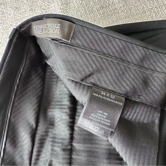 Kenneth Cole Reaction Charcoal Dress Pants - Picture 4 of 7